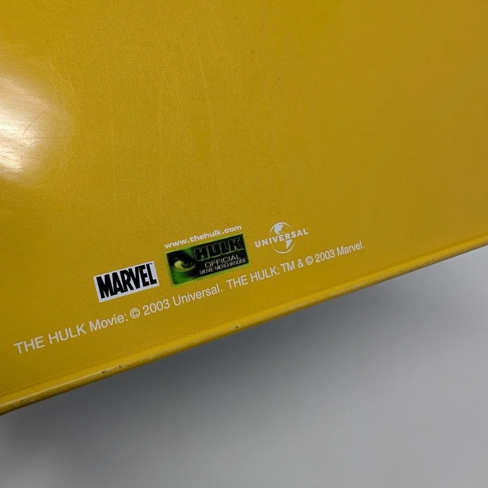 Marvel The Hulk 2003 Movie Official Merchandise Tin Lunch‎ Box Dome Top Vintage